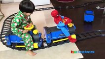 POWER WHEELS Ride On Train With Tracks for Kids Playtime 6V Express Train Toy Videos for Children