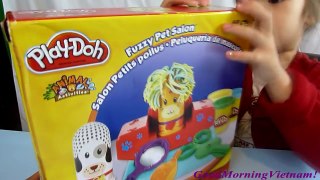 Bé Peanut Làm Thợ Cắt Tóc Với Đất Nặn Play-Doh - Play- Doh Pet Salon Playset