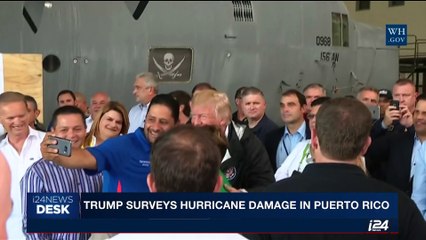 i24NEWS DESK | Trump compares P.Rico death toll with Katrina's | Tuesday, October 3rd 2017