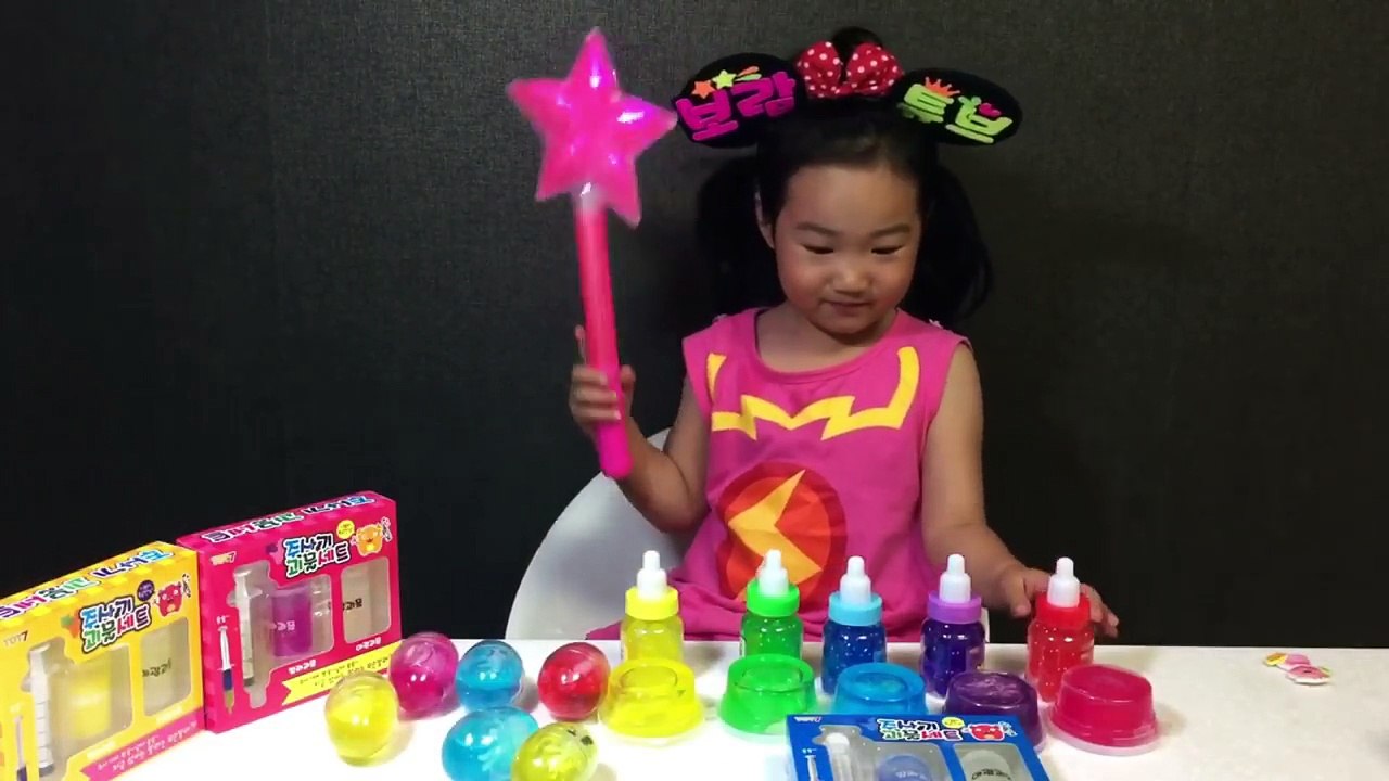 [액체괴물만들기] 번개맨 번개걸옷 입고 액체괴물 주사기로 병원놀이 액체괴물 외계인 개구리알 야광 액괴 만들기 액체괴물 장난감 유령 슬라임 클레이 점토 놀이 보람튜브