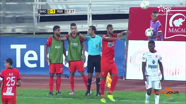 ملخص كامل لمباراة الوداد البيضاوي 1-1 نهضة بركان كأس العرش ذهاب