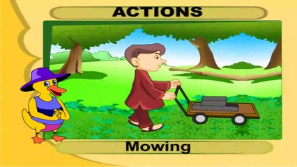 Learn Action Words | Kids English Learning Lessons