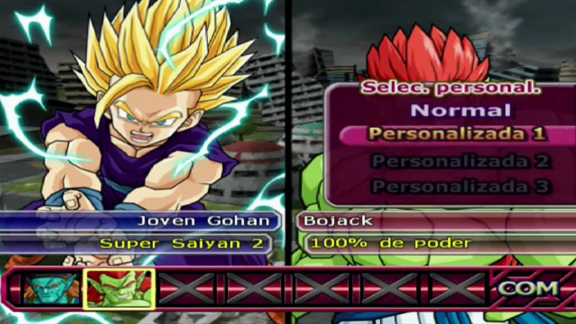 gohan super saiyan 2 vs bojack