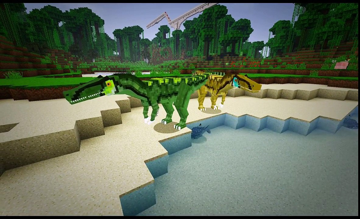 JurassiCraft 2.0 Showcase Pre Release 2 Baryonyx MegaPiranha Cearadylus Raptors & more