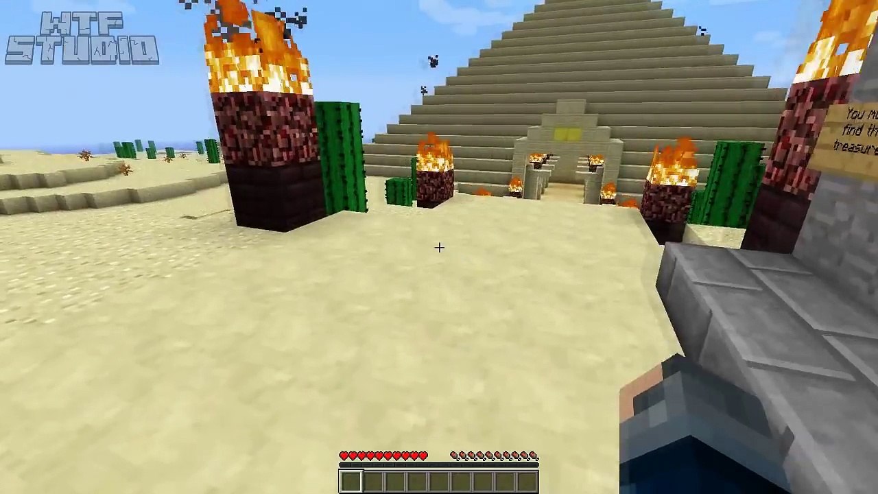 Minecraft. Карты от вас. (Ловушки Тутанхамона)