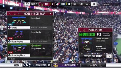 Cardinals @  Texans (114)