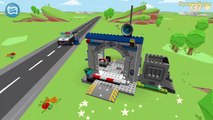 LEGO Police. Police Car. Cartoon about LEGO - LEGO Game Juniors Quest