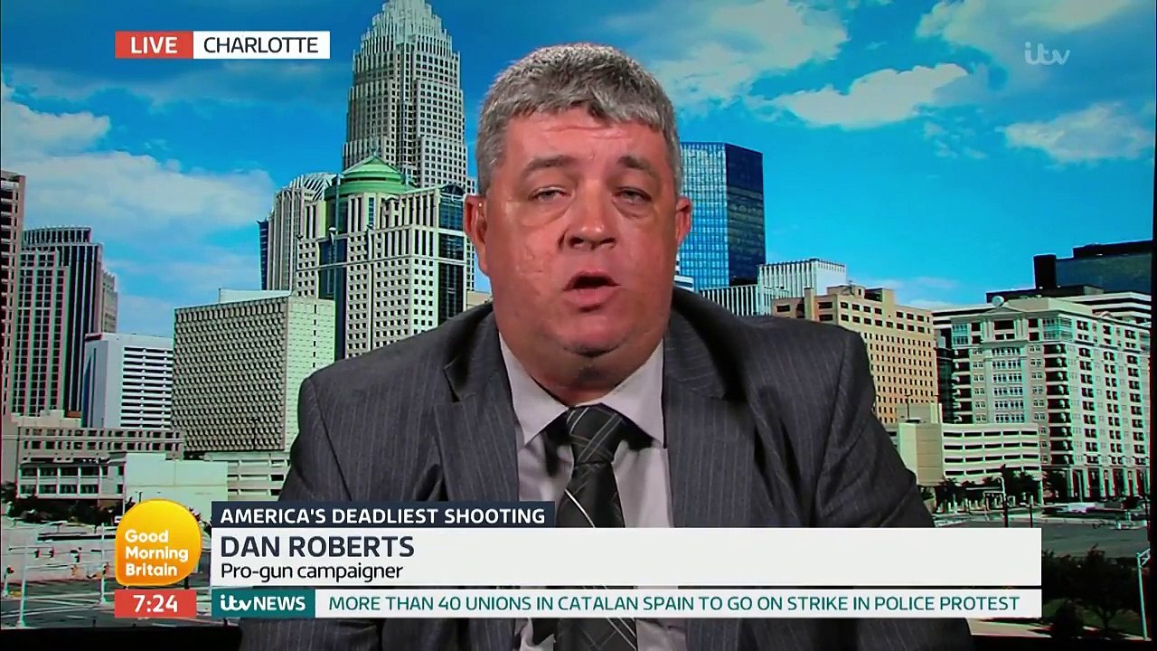 Pro-Gun Campaigner Says 'Nothing Should Be Done' About Guns in the U.S. | Good Morning Britain