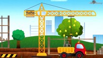 Construction Vehicles : Tony the Truck | Truck and Diggers : Cranes, Bulldozer, Excavator