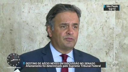 Senado decide se adia ou não votação sobre afastamento de Aécio Neves