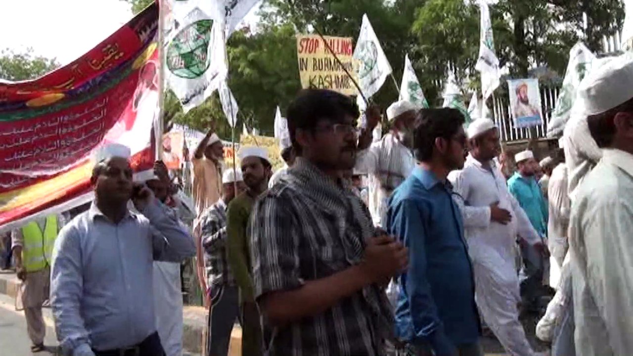 Protest against Killing in Burma & Kashmir Muslims | Message for Humanity by Lasani Sarkar