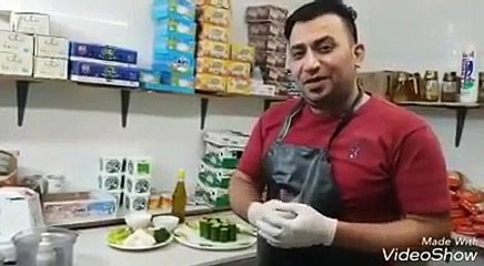 صورتلكم طريقه جديده لمقبلات بابا غنوج بالخيار ابوعلوش - الشيف ابو علوش