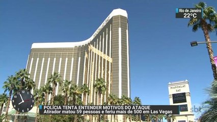 Polícia tenta entender motivos do ataque em Las Vegas