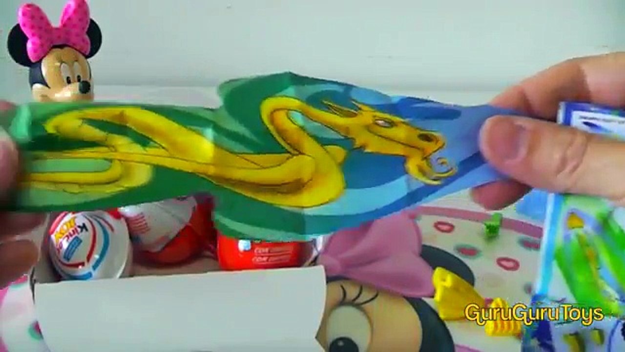 6 Kinder Eggs Surprise Monster University Choco new Easter Egg Huevo Kinder sorpresa Disney Pixar