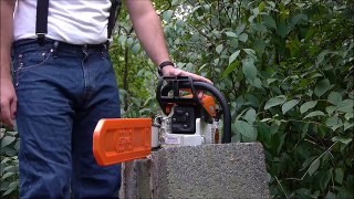 How to: Stihl MS290 Chainsaw Muffler Mod, Carb Tuning & Speed Test