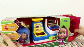 Masha and The Bear Toy Cash Machine Play-Doh Food Cooking Playsets Toy Episodes