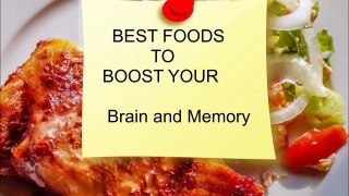 Foods To Boost Memory and Brain Power