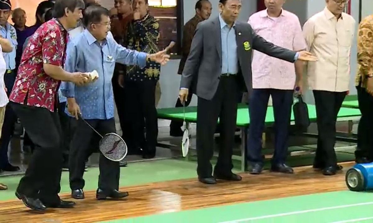 Wapres JK Lihat Geliat Pelatnas Bulutangkis