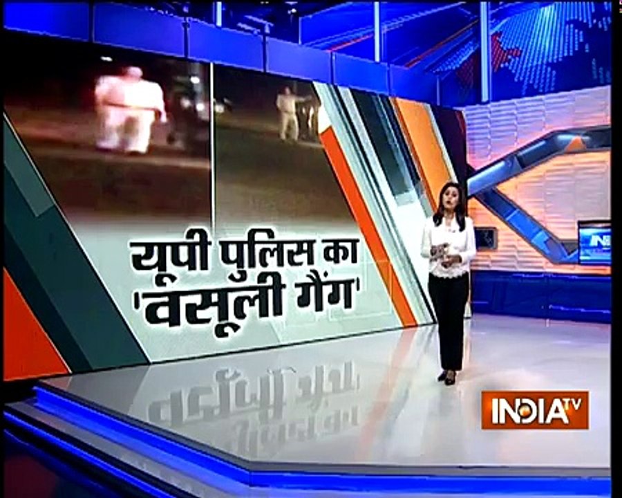 Policeman caught taking bribe from truck drivers at National highway in Ghaziabad-ZcKxpk6VcC0