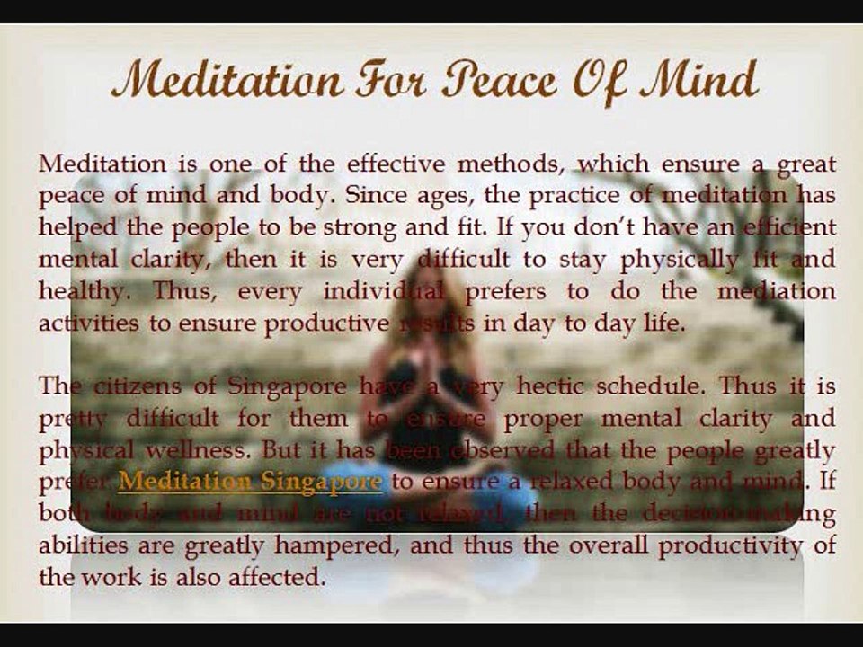 Meditation Increases Self-Awareness