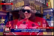 Perú vs. Argentina: hinchas de la Bicolor llegaron hasta La Bombonera