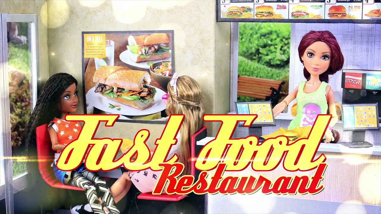 DIY - How to Make: Doll Fast Food Restaurant - Handmade - Crafts