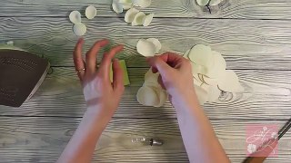 Как сделать розу Безе из фоамирана - мастер класс