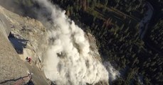 Climber Captures Successive Rockfalls at Yosemite's El Capitan