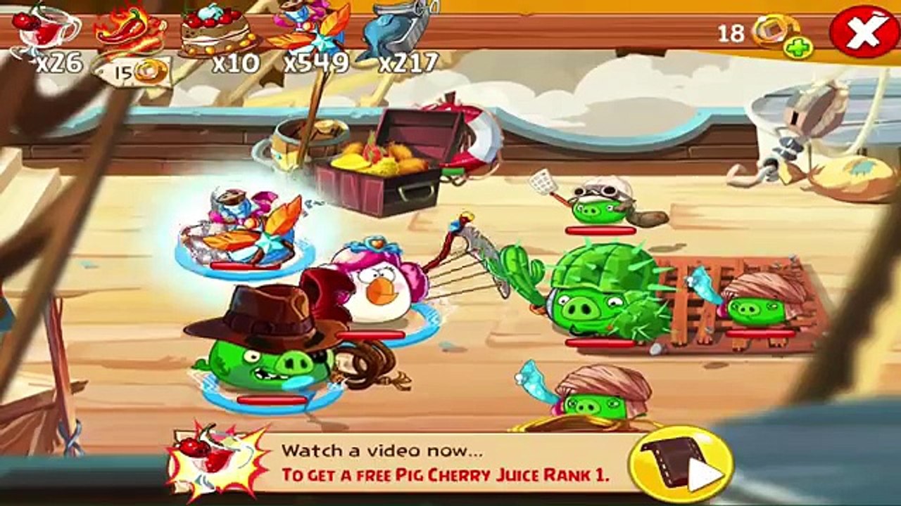 Angry Birds Epic: Part-31 Gameplay Chronicle Cave 7: Forgotten Bastion 1-2 (iOS, Android)