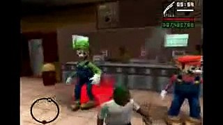 (Loquendo) (GTA SA) Mario y Luigy cuidan el hijo de CJ