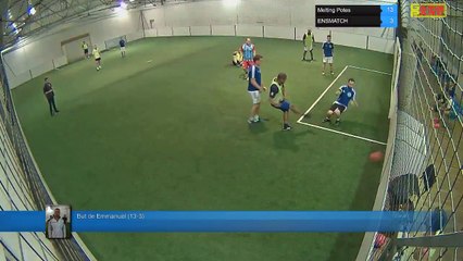 But de Emmanuel (13-3) - Melting Potes Vs ENSMATCH - 03/10/17 19:00 - LIGUE 4 - Poitiers Game Parc