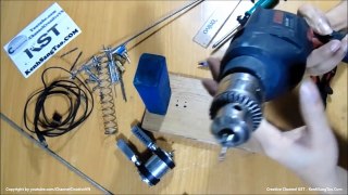 How to make mini bench drill - DIY homemade