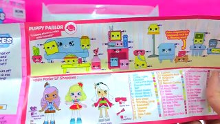Full Set of 3 Shopkins Happy Places Petkins Kitchen, Bathing Bathroom , Bedroom Welcome Playsets