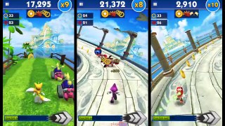 Sonic Dash: Sonic Boom ESPIO vs TAILS vs KNUCKLES
