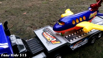 Mainan Truk Mengangkut Pesawat & Mobil I Truck For Children