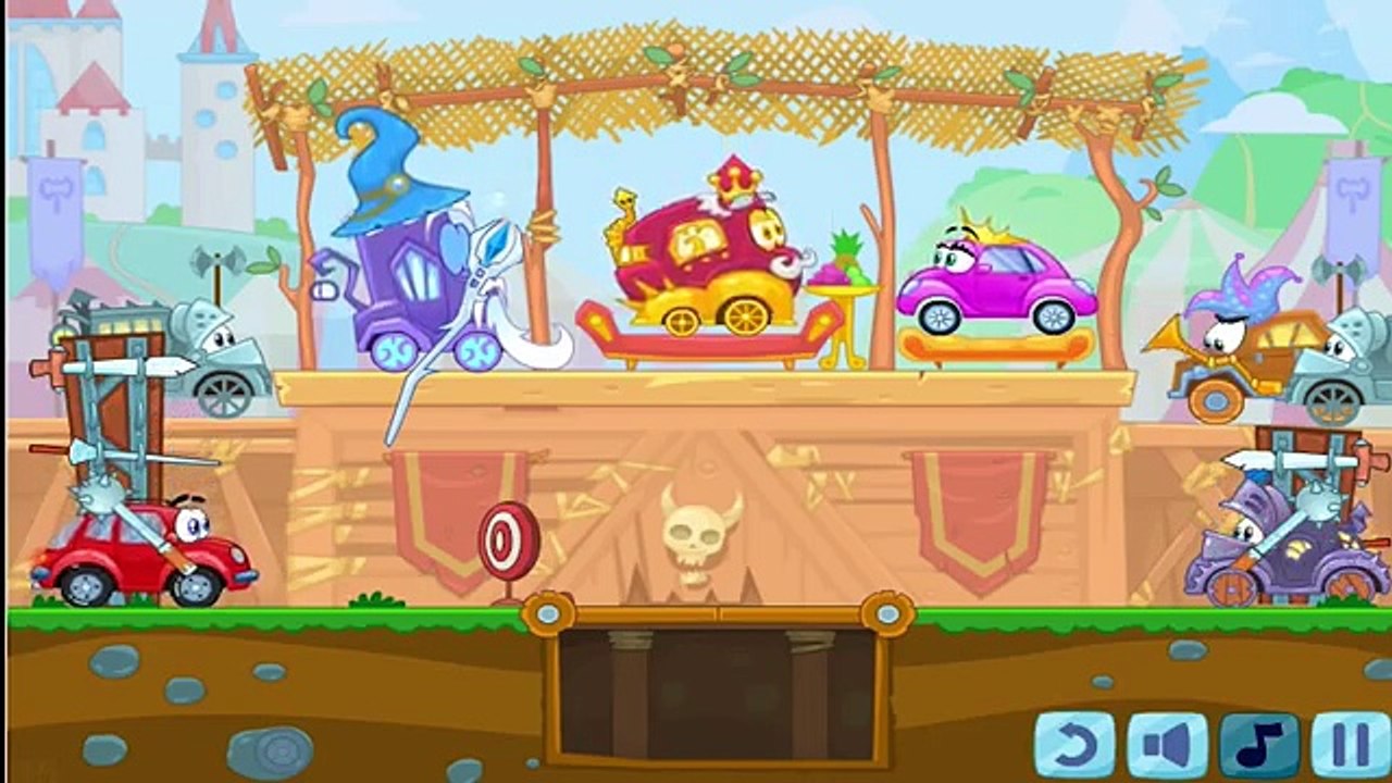 Дурацкая Собачка и машинки, Мультик про машинку рыцаря, спортивный автомобиль попала в прошлое