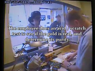 Un arnaqueur d'or essaye de refourguer de la came à un bijoutier