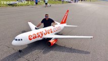 GIANT RC 1/9 SCALE EASYJET AIRBUS A319 AIRLINER - ANDY LMA RAF ELVINGTON AIRSHOW - new