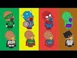 Baby SuperHeroes - Wrong Chips Hulk Spiderman Batman SuperHeroes Spanish Family Rhymes