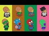Wrong Heads Cola - Baby SuperHeroes Spiderman  Batman Family Rhymes