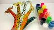 Finger Family Nursery Rhyme With Safari Ltd Toys/Fun Creative Kids safari Animal Print Painting