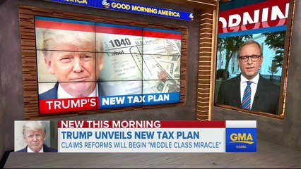 Trump promises 'middle class miracle' with tax plan-Vjb4vxsHfDU