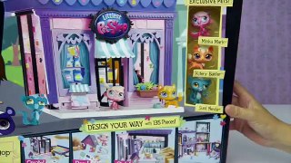 Littlest Pet Shop Style Set LPS Exclusive Toys 135 Pieces Unboxing Setup and Play - Kids Toys