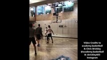 LeBron James, Kevin Durant, Carmelo Anthony ALL-STAR PICK UP GAME In NEW YORK CITY-WLAF2pH6Bbc