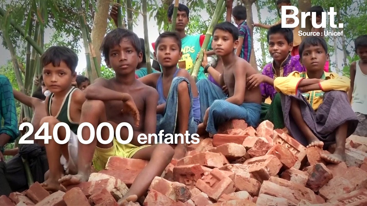 Des milliers d'enfants rohingyas réfugiés au Bangladesh