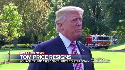 Tom Price resigns as secretary of Health and Human Services-7YBbxgLBUDY