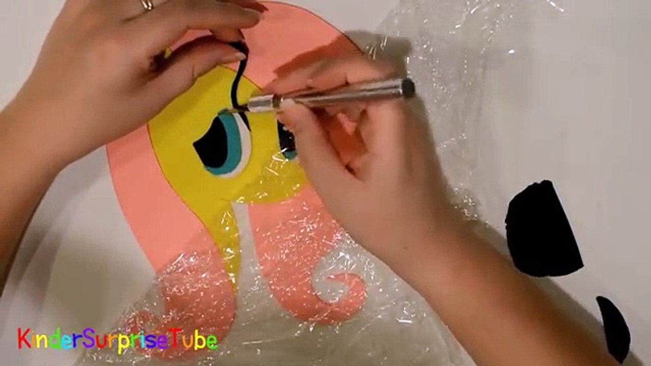 Как Слепить Портрет ФЛАТТЕРШАЙ Май Литл Пони из Пластилина Плей До PlayDoh