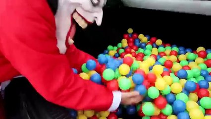 Frozen Elsa & Spiderman vs ANGRY BABY Motorbike Race! w/ Joker Maleficent Anna Superman Superheroes