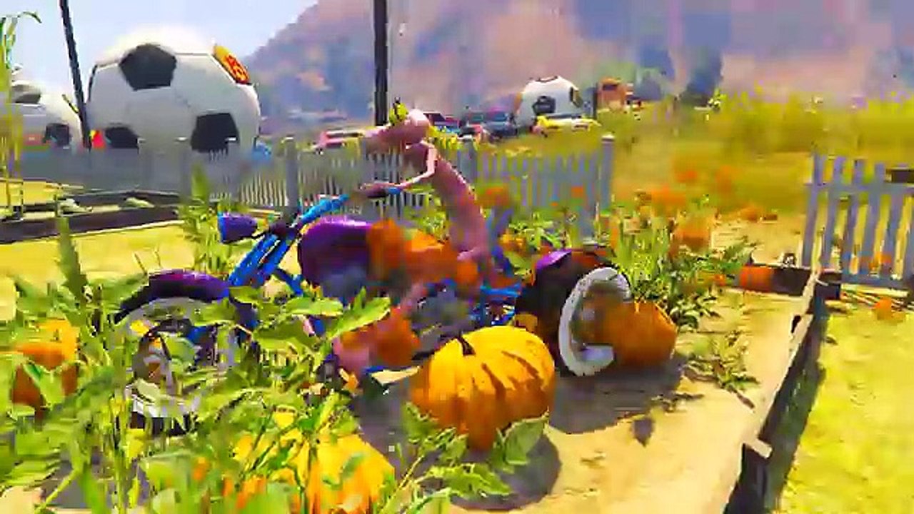 Color Motorcycles and Superheroes Bike Ride - Spiderman Cartoon for Kids and Babies