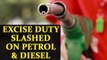 Excise Duty rate on Petrol and Diesel slashed by Rs 2 per liter | Oneindia News